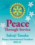 RI 2012-2013 Theme "Peace Through Service"