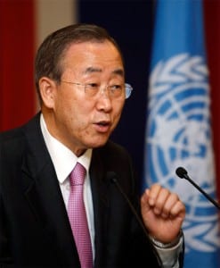 UN Secretary General Ban Ki-moon