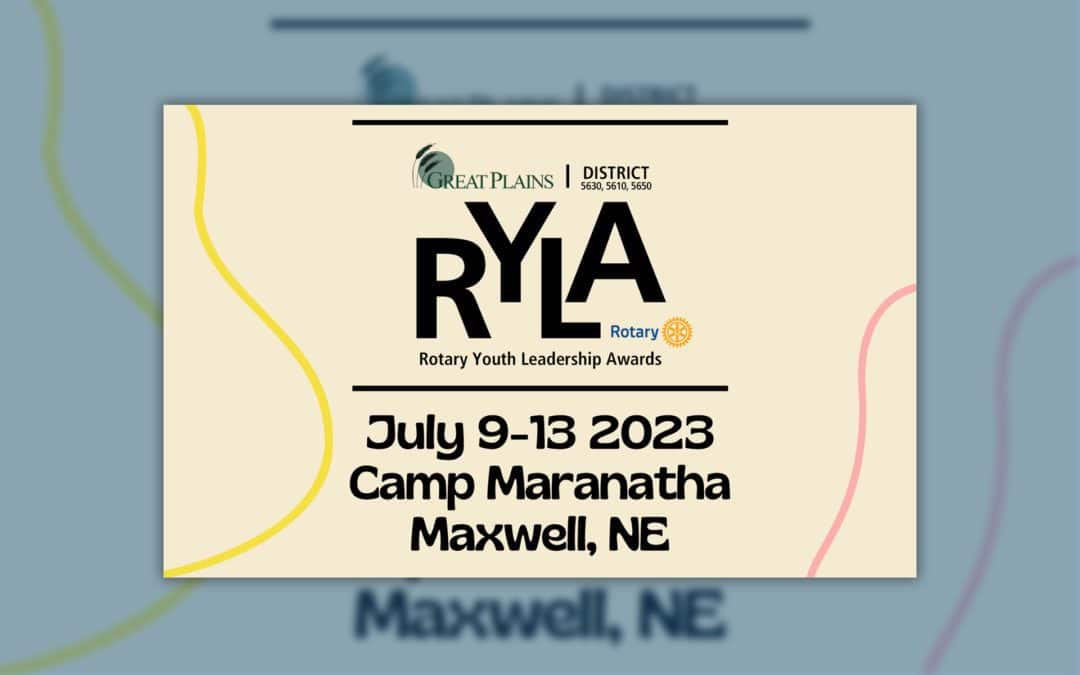 Help Sponsor 2023 RYLA Camp